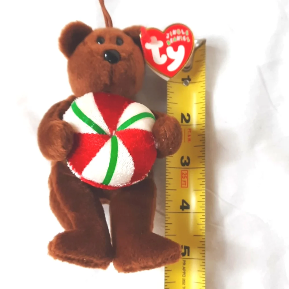 Ty Jingle Beanies Yummy Stuffed Bear Ornament Rattles
